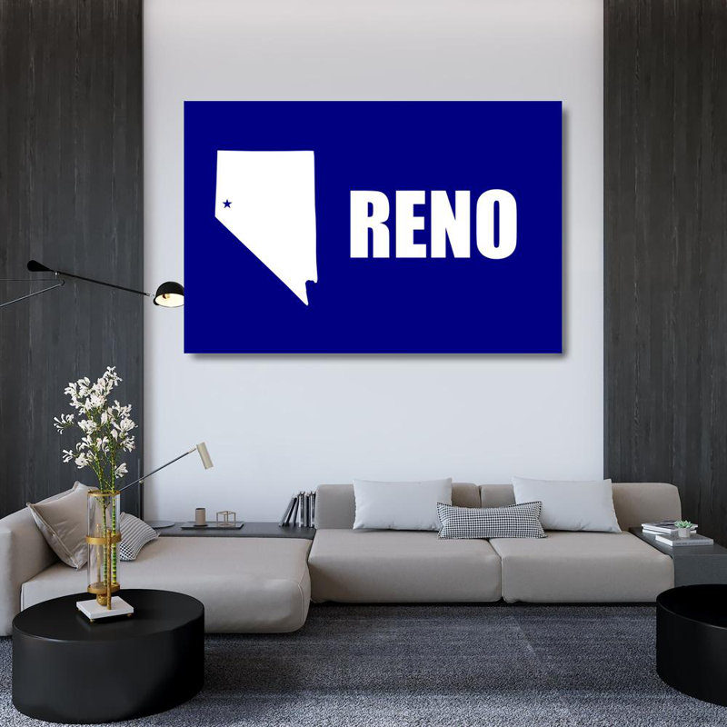 Reno, Nevada, 32" H x 48" W