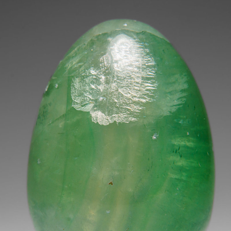 Genuine Green Fluorite Egg From Mexico (327 Grams)