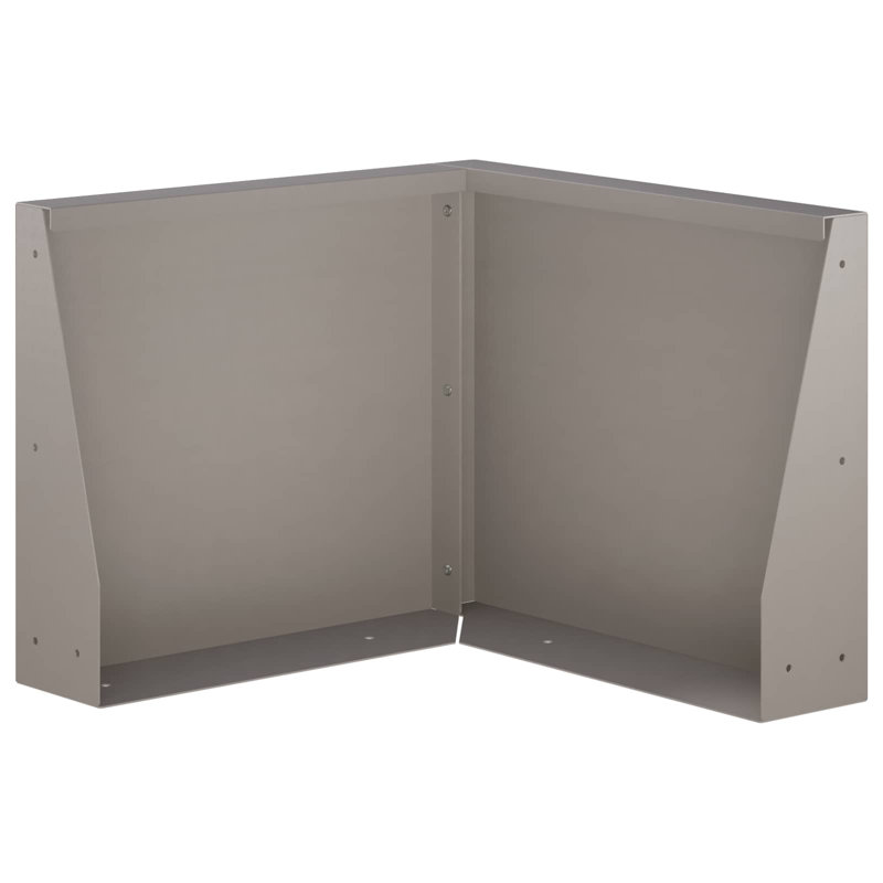 50 cm H x 50 cm W Steel with 1 Panel(s) Included, 40cm H x 50cm W, Rusty
