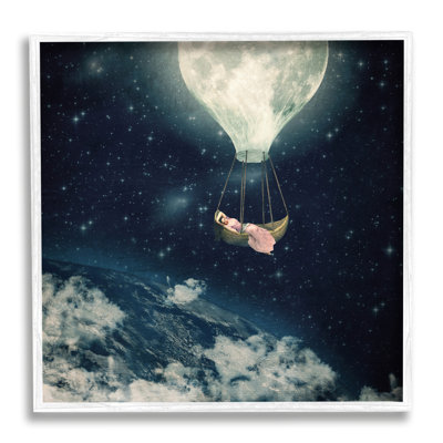 Rêve de lune dans un nuage galactique extra-terrestre Paula Belle Flores