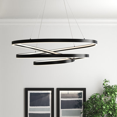 Yasmine Dimmable LED Geometric Chandelier