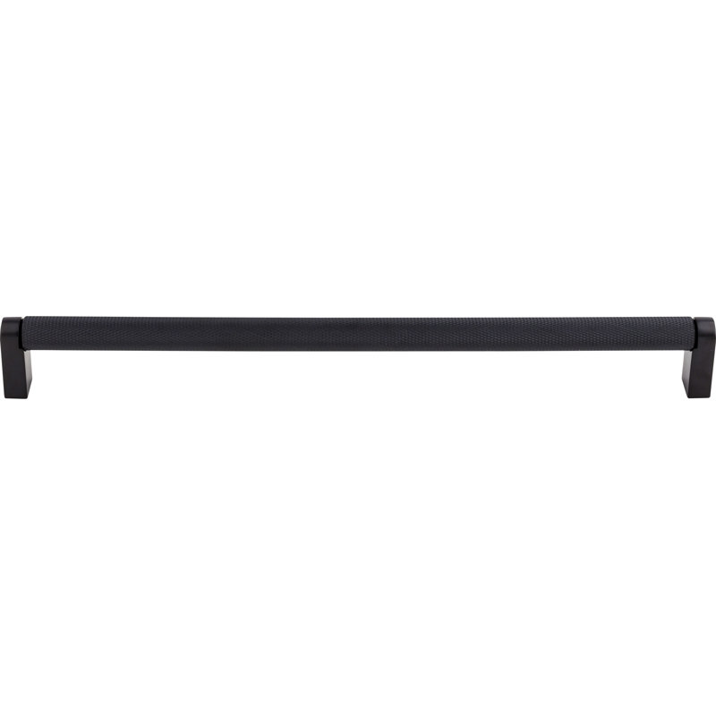 Amwell Appliance Pull, Flat Black, 12" Center to Center