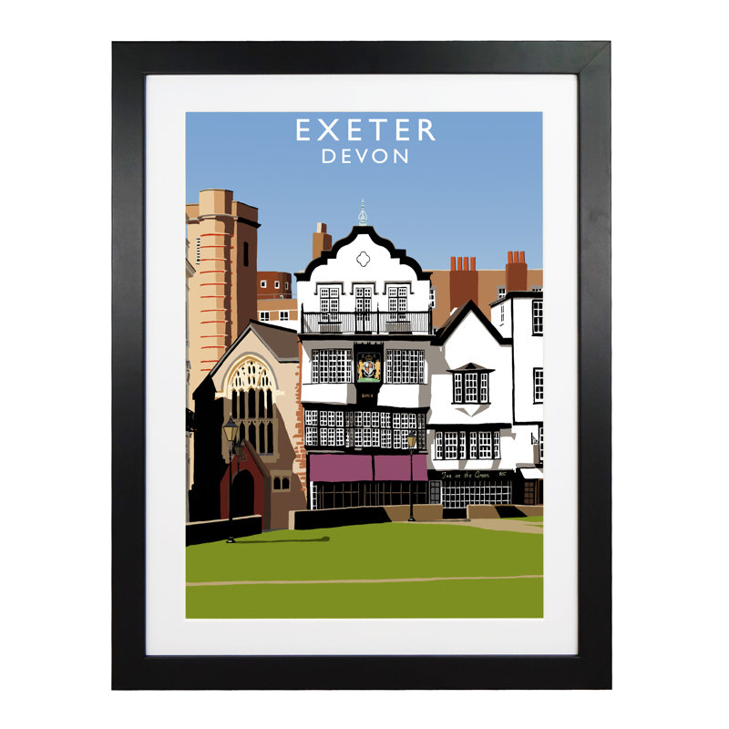 Richard O'Neil - Print, Black Wood Frame, 54 cm H x 44 cm W x 2.2 cm D