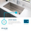 Évier de cuisine à montage double L 25 po x l 22 po Crosstown-33157736