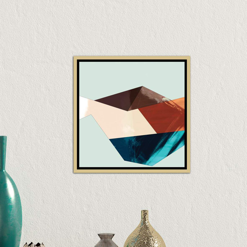 « block details ii » par sisa jasper-impression, Toile encadrée d'or, H 18 po x l 18 po x 1,5 po