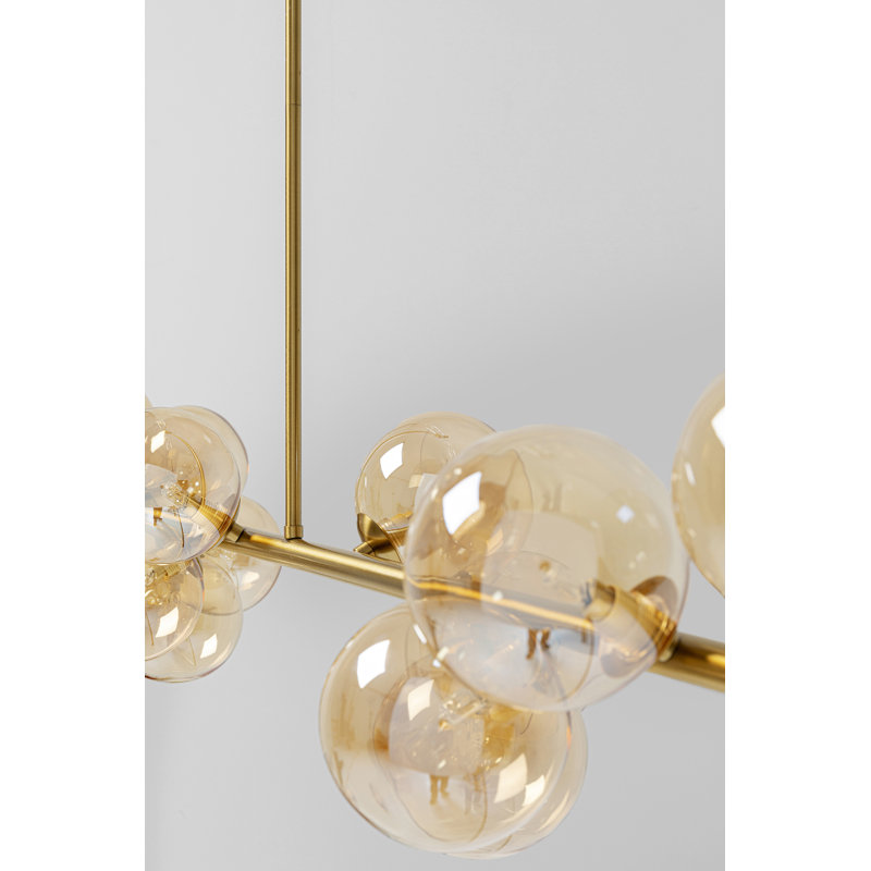 Pendant Lamp Scala Balls 155cm, Gold