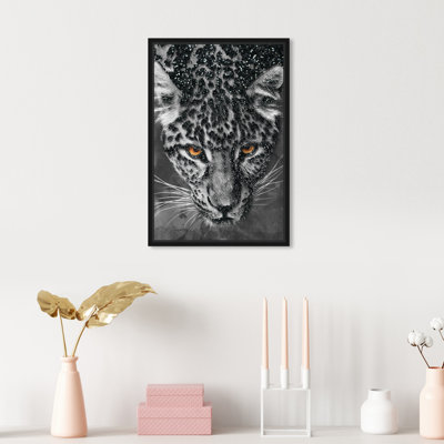 " Animals Leopard Spots Glitter Felines "