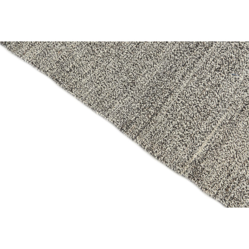 Tapis carré noir et blanc Orta