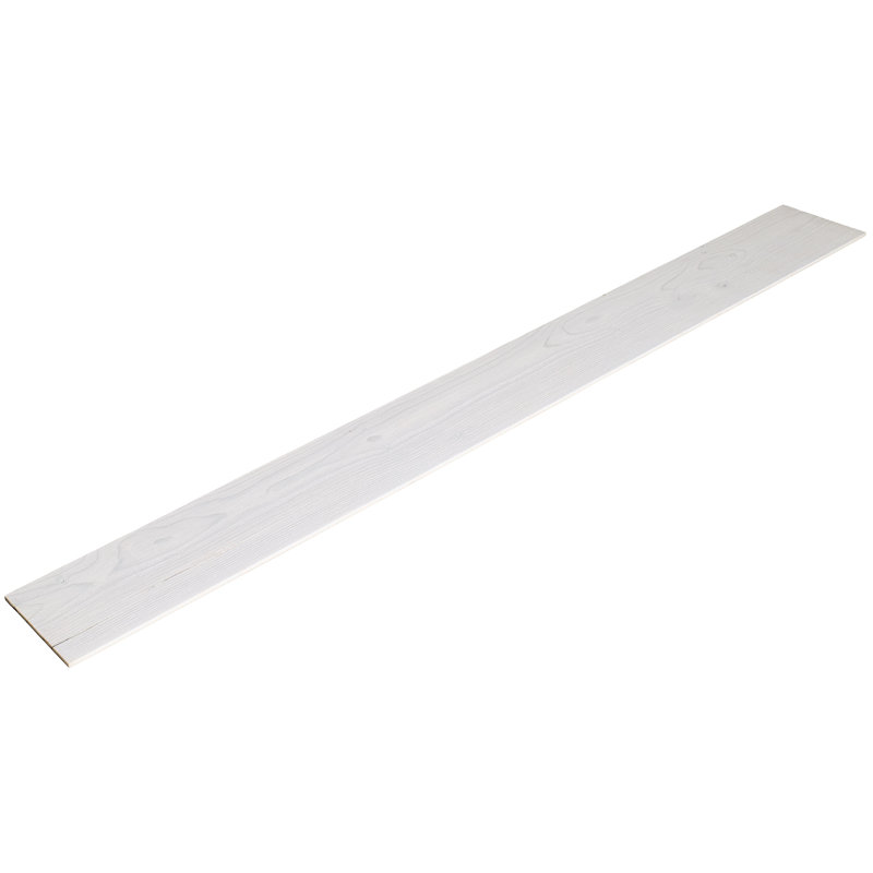 Pure White Rustic Pine Wood Plank Self-Adhesive Set
