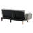Grey Tufted Convertible Sofa Bed