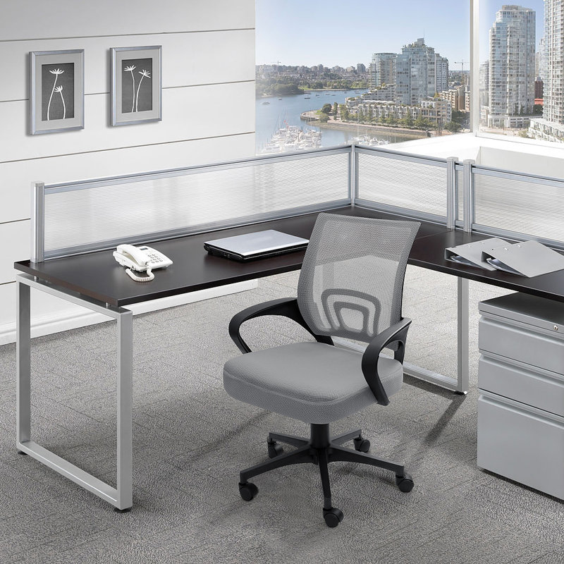 Ergonomic Mesh Commercial Use Office Task Chair, Gray