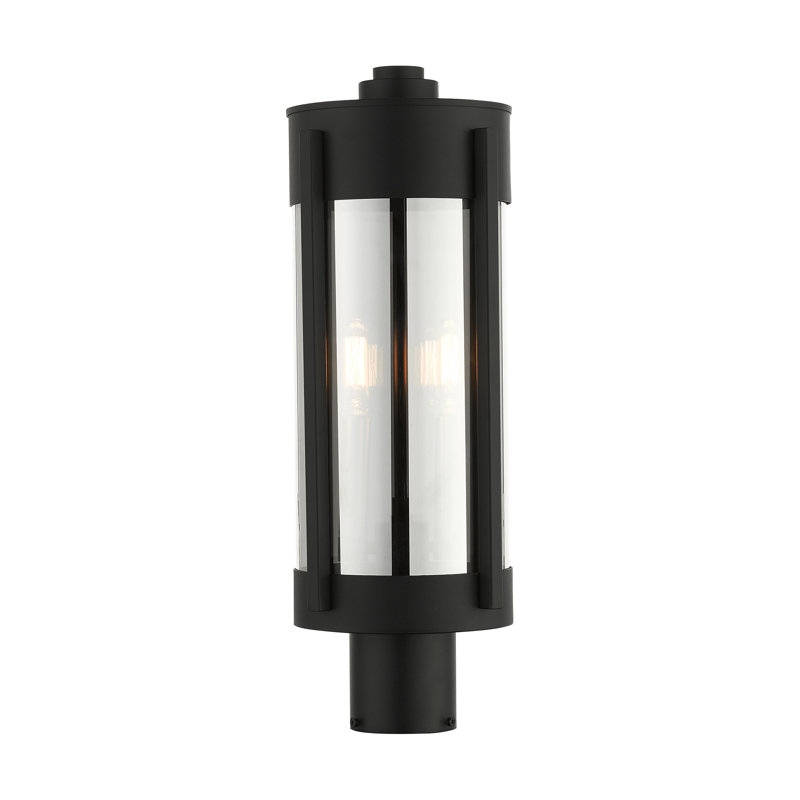 Adia Mirrored Lantern Head, Black