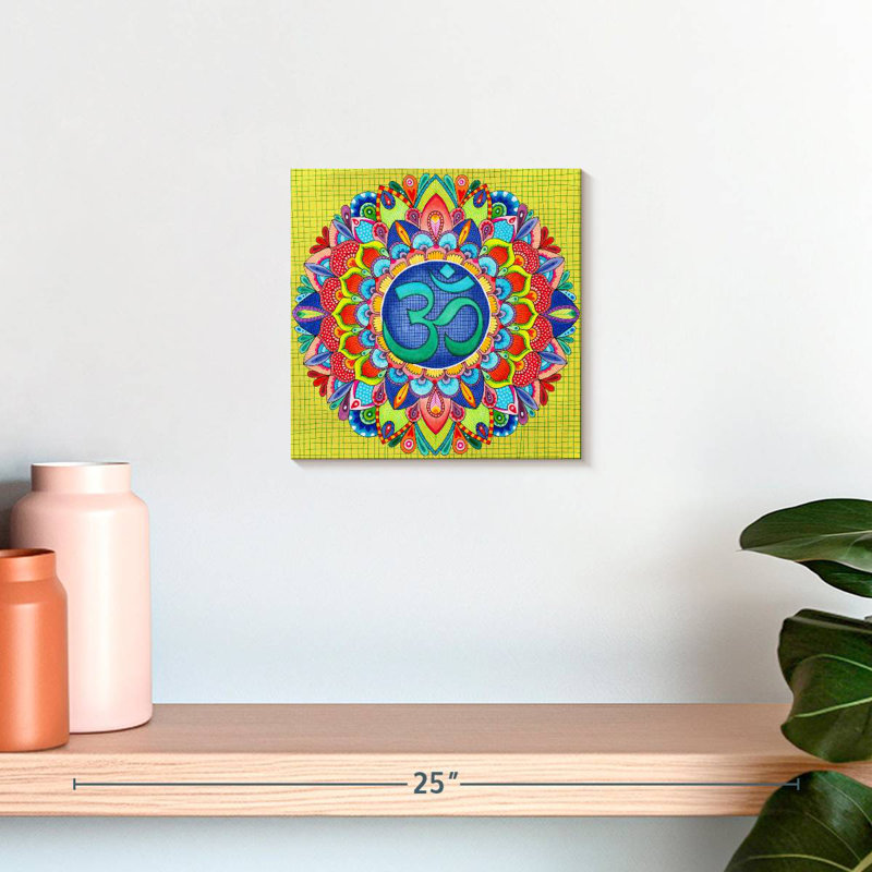 Adella Om Mandala, 10'' H x 10'' W