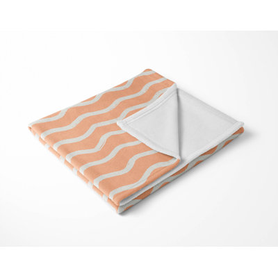 Wiggle Row Velveteen Fleece Blanket