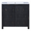 Meuble-lavabo simple 36 po avec plateau en résine Camylah