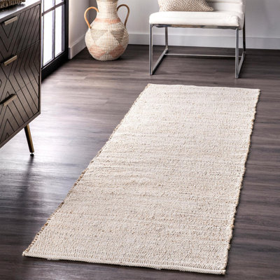 Tapis tissé à la main en mélange de jute