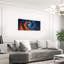 Outer Space Canvas Wall Art Set Of 3,Galaxy Universe Pictures Wall Decor For Living Room Bedroom Office,Modern Abstract Poster Prints For Home Decor