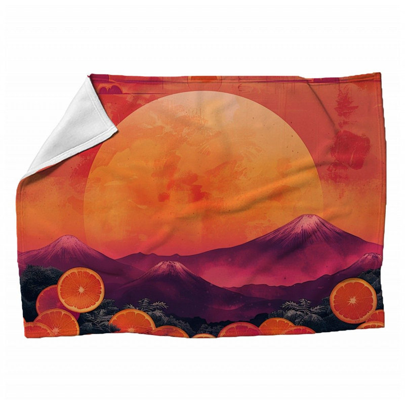 Jeté en peluche floral tendance, 50 po x 60 po
