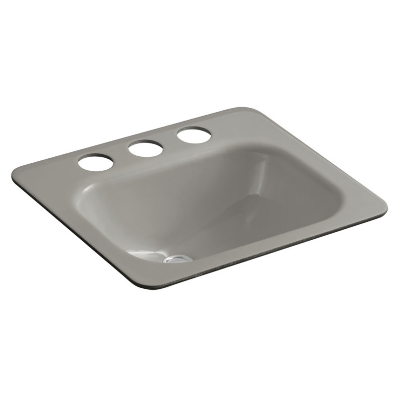 Tahoe Metal Rectangular Undermount Bathroom Sink with Overflow, Cashmere