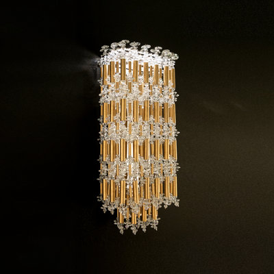 Tahitian Stainless Steel LED Flush Mounted Sconce