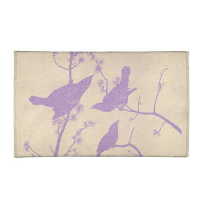 Tapis mauve/beige starling à oreilles
