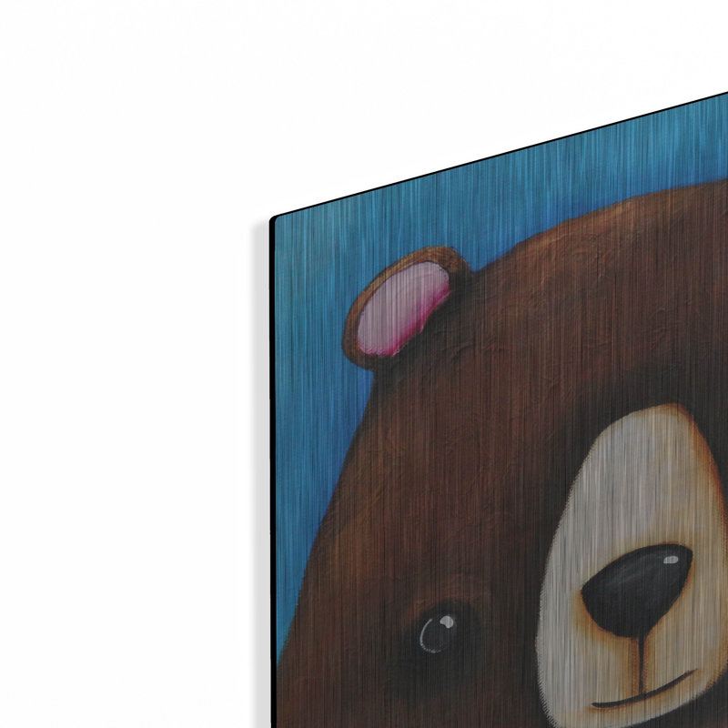 «The Black Bear» par Lucia Stewart, H 12 po x l 12 po