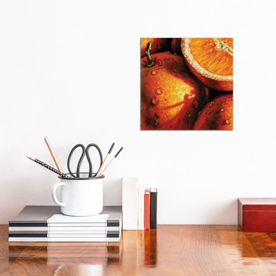 Oranges by AlmaCh - Wrapped Canvas Painting