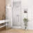 32" W X 72" H Semi-Frameless Circular Pivot Shower Door With 1/4" (6Mm) Thick Tempered Glass-125317009