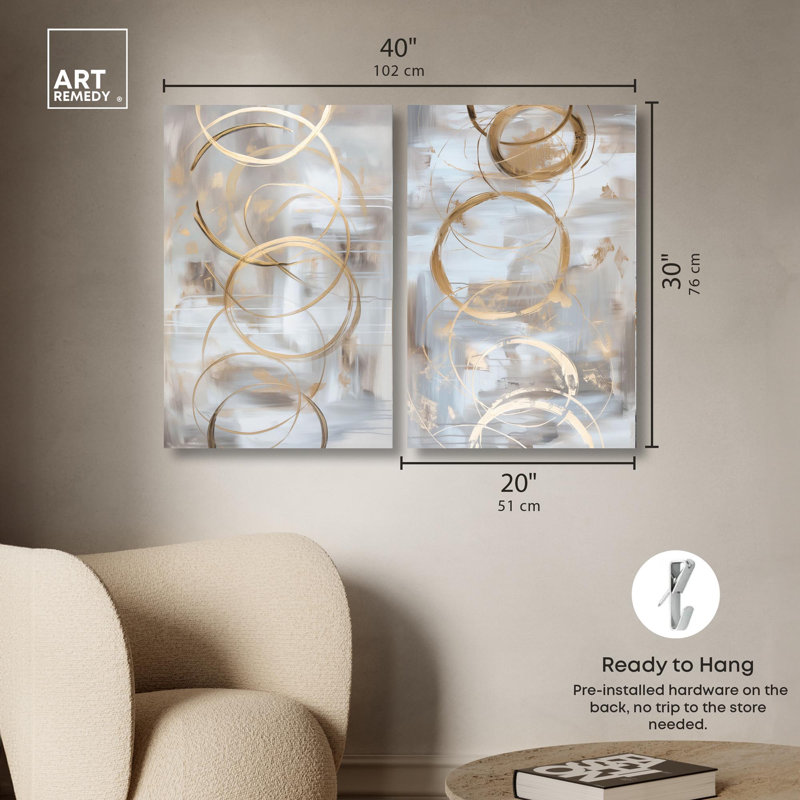The Dunes Set Canvas Set of 2 Neutral Art by , H 30 po x l 20 po, Toile tendue