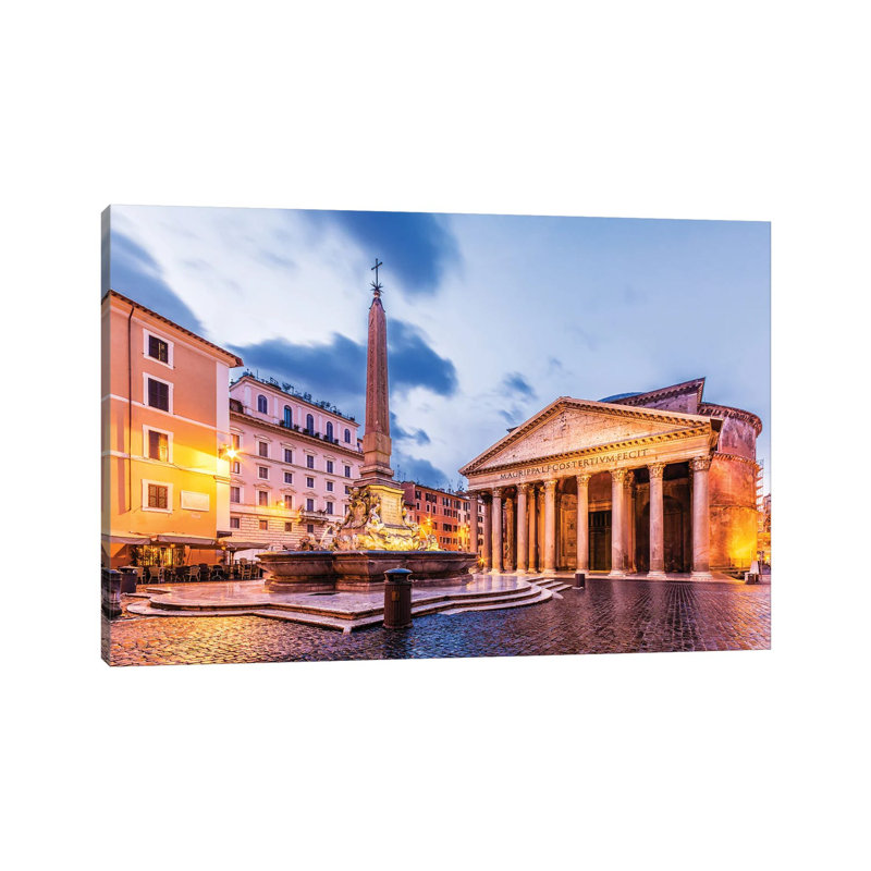Pantheon, Rome by Nejdet Duzen - Wrapped Canvas Gallery-Wrapped Canvas Giclée, 20.32 cm H x 30.48 cm W