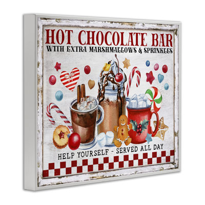 Giclée sur tablette de chocolat chaud par Creatif Belle