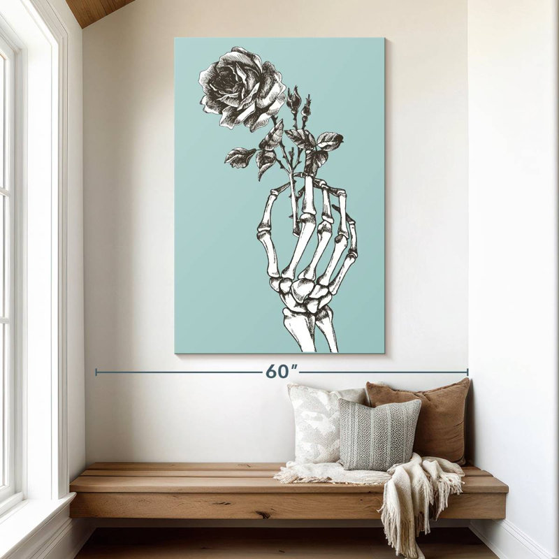 Hitzel Romantic Skeleton, 51" H x 34" W