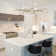 Clayton Glass Florets LED Chandelier