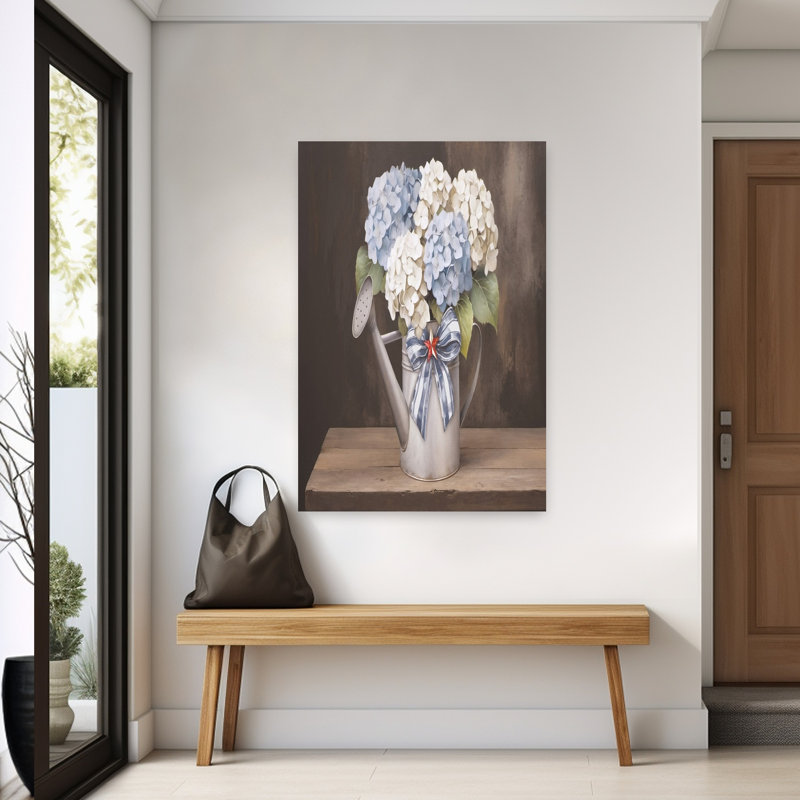 Été, hortensia rustique contemporain, H 40 po x l 60 po