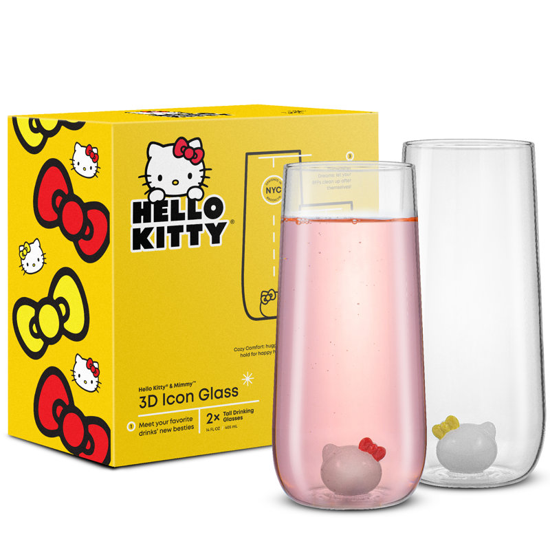 Grandes lunettes Hello Kitty® et Mimmy 3D Icon