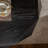 38"Three-Dimensional Embossed Pattern Design American Retro Style Coffee Table,Black Tabletop