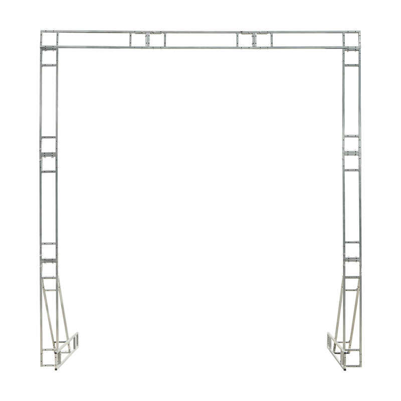 Support pour fond de mariage en forme d'arche rectangulaire robuste H 9,84 pi x l 9,84 pi