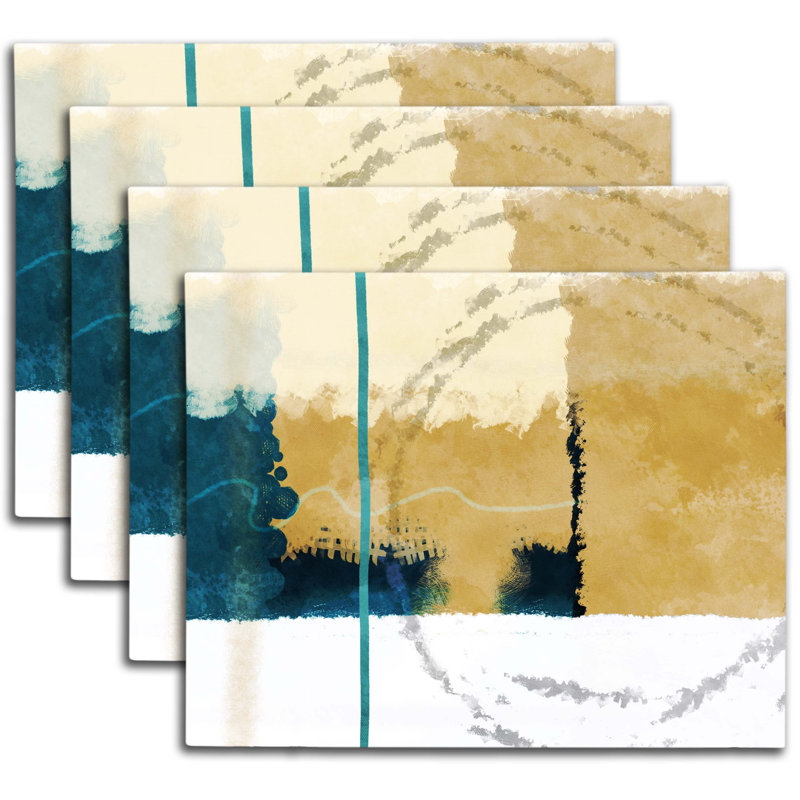 Polyester Abstract Rectangle Placemat
