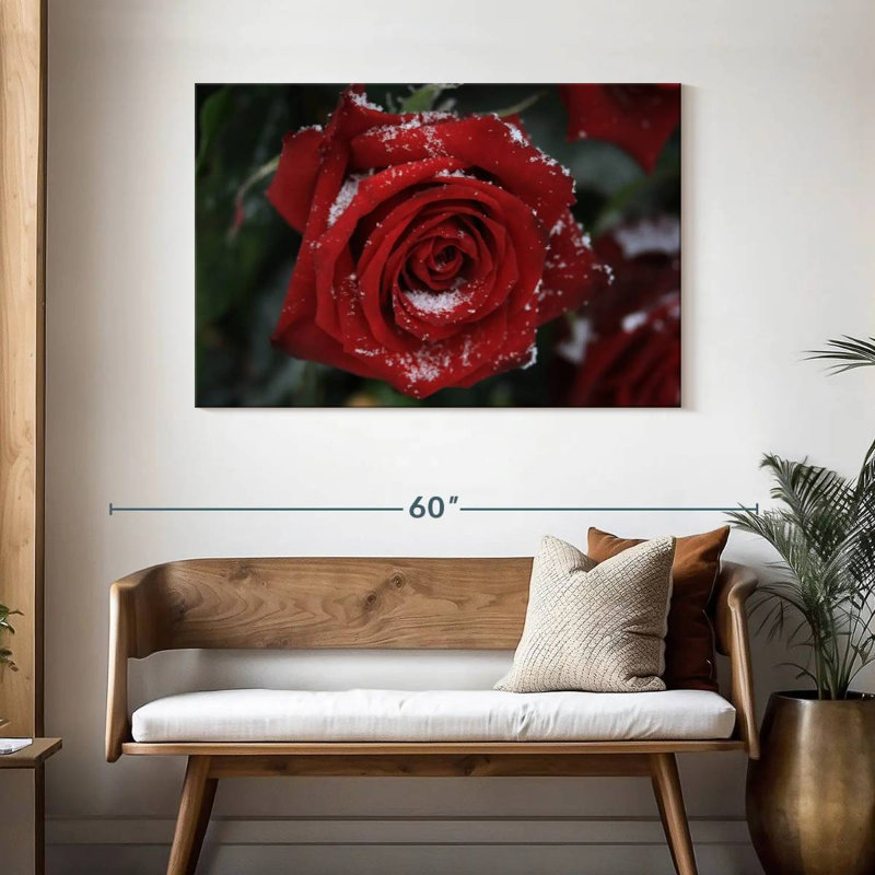 Rose rouge Harnek, H 30 po x l 45 po