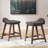 Munana Upholstered Counter Stool with Solid Wood Frame-87749362