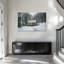 Hiver, art mural chalet enneigé-247750053