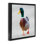 Cadre flottant Mallard Duck Squawking, design par Renel Peters