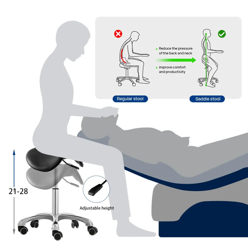 Rotating Saddle Chair