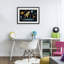 «Whimsical Rocket & Planets», impression encadrée sous verre, design by Creative Studio-128543685-128543686