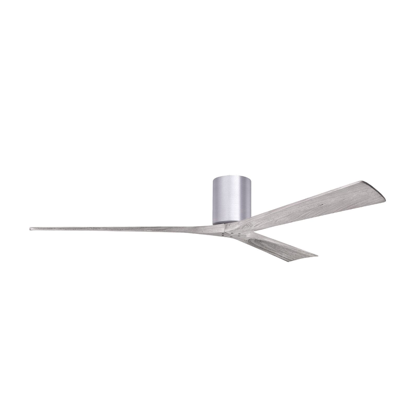 Olivier 3 Blade Ceiling Fan, Brushed Nickel, Barn Wood Tone, 72"