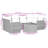 Vidaxl Garden Sofa Set Black
