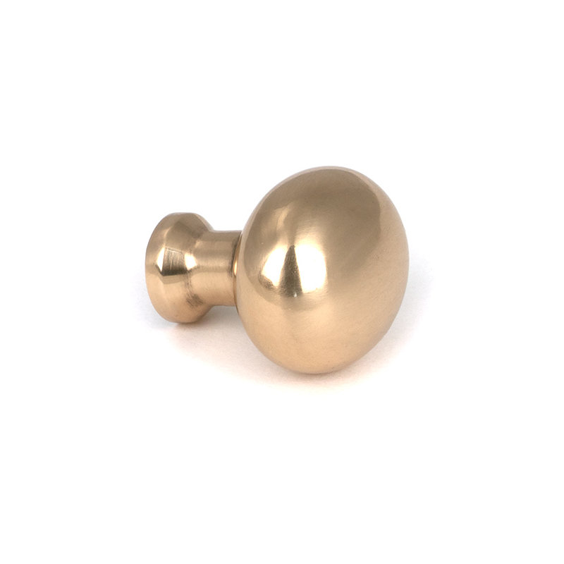 Moore Cabinet Knob, 0.98" Knob Diameter, Polished Bronze