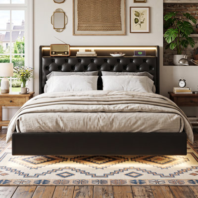 Upholstered Ottoman Bed