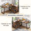 L-Shaped Metal Base Computer Desk-1529839709