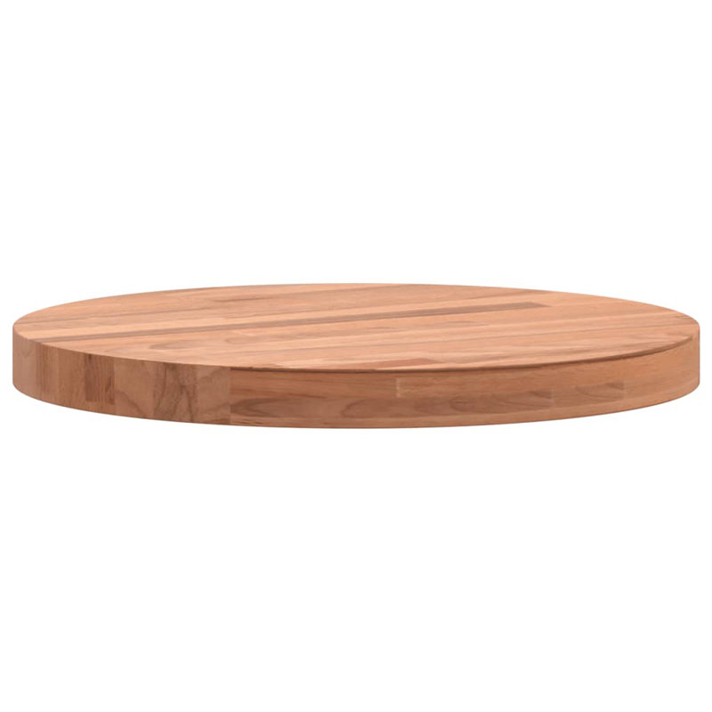 Tiphonnet Solid Wood Table Top, 2.5cm H x 30cm W x 30cm D, Brown